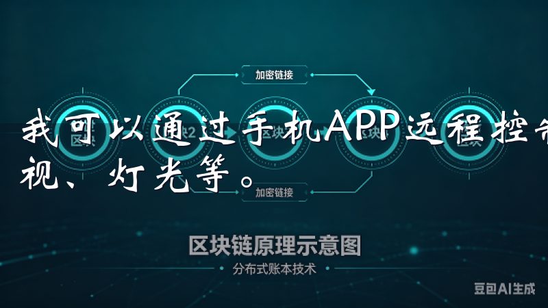 我可以通过手机APP远程控制家中的各种设备，比如空调、电视、灯光等。